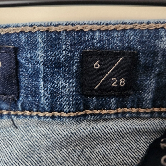 Lucky Brand | The Roll Up Stretch Denim Jean Shorts - Size 6/28 - Picture 11 of 15